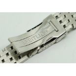 Breitling Stainless Steel Bracelet, 15.5cm length x 22mm.