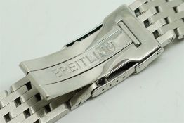 Breitling Stainless Steel Bracelet, 15.5cm length x 22mm.