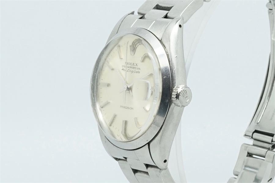 Rare Gentleman's Vintage Rolex Air King Date Ref. 5700, circular pearl dial with baton hour - Image 2 of 4