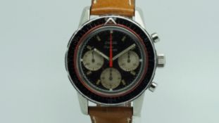 Rare Gentlemen's Enicar Aqua Graph Ref. 072-02-02 Valjoux 72 Vintage Chronograph Wristwatch