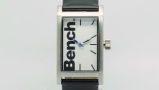 Bench stainless steel wristwatch, Quartz