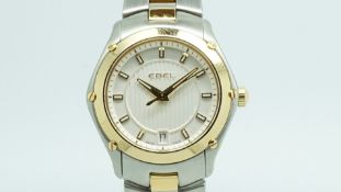 Ladies' Ebel Classic Sport, white dial, bi colour case and bracelet, quartz