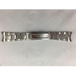 A vintage Rolex bracelet, rivetted links, reference 7206/58 circa 1969