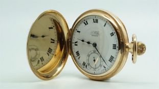 Gentlemen's Rolex Vintage Pocket Watch 'Ref. 177901', circular white two tone dial with black
