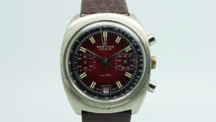 Gentlemen's Breitling Datora Vintage Chronograph Wristwatch