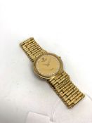 Raymond Weil, gold plated wrist watch, reference 122