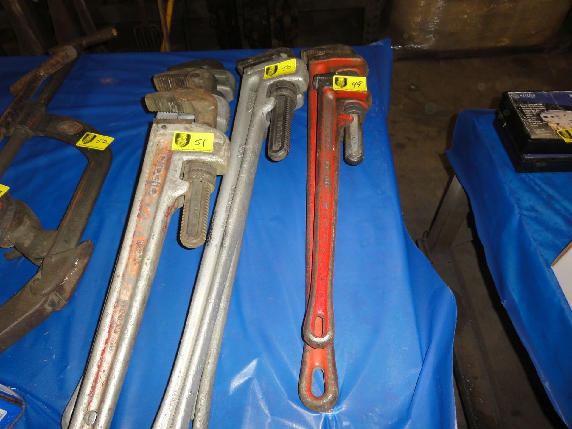 Rigid Aluminum Pipe Wrenches, 36"