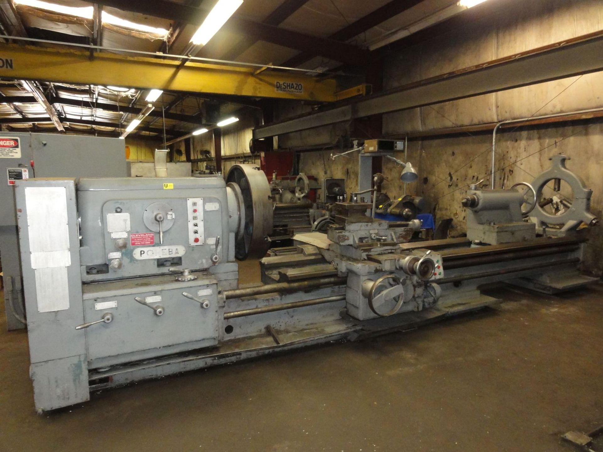 Poreba Gap Bed Lathe, Mdl TR100 B1,