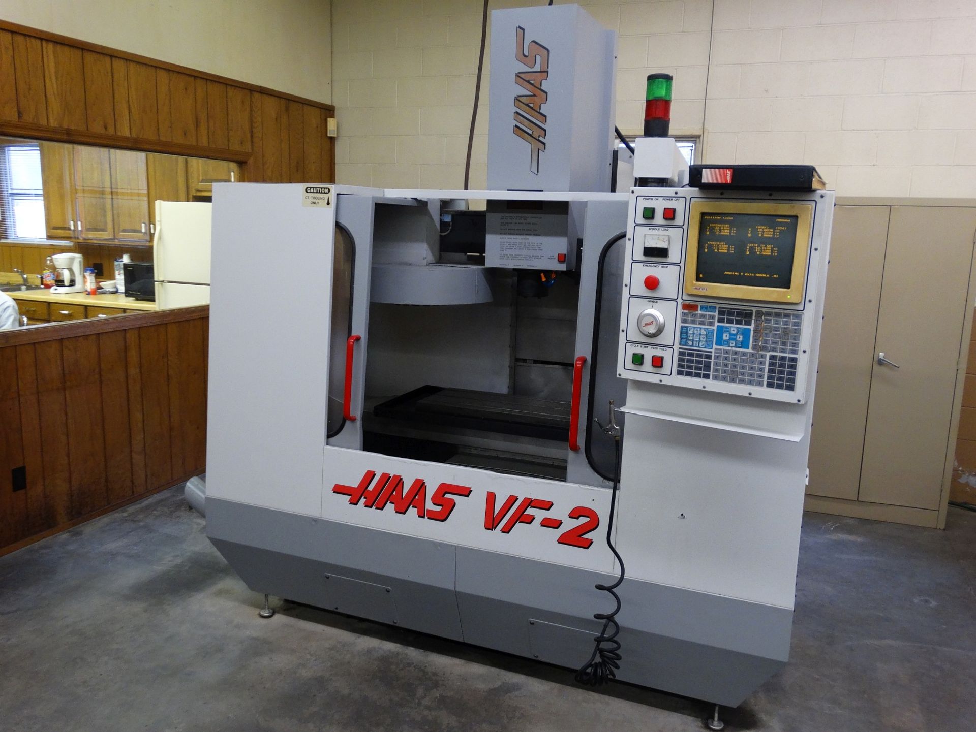 Haas VF2 Vertical Machining Center, 4th Axis Interface, X=30", Y=16", Z=20", 4" -24" Spindle Nose to - Image 3 of 6