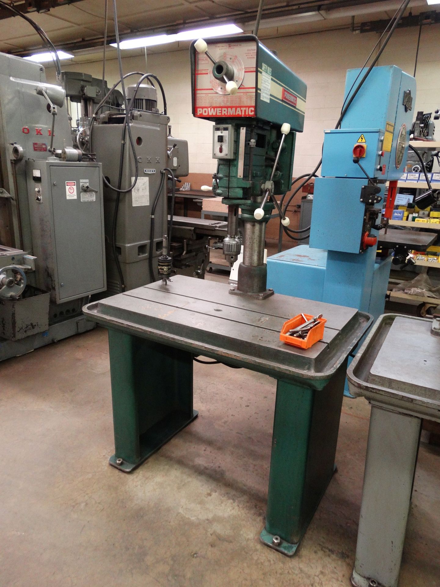 Powermatic Drill Press, Mdl 1200, 24" x 40" Table, 20", Variable Speed, SN 7920V084 - Image 2 of 2