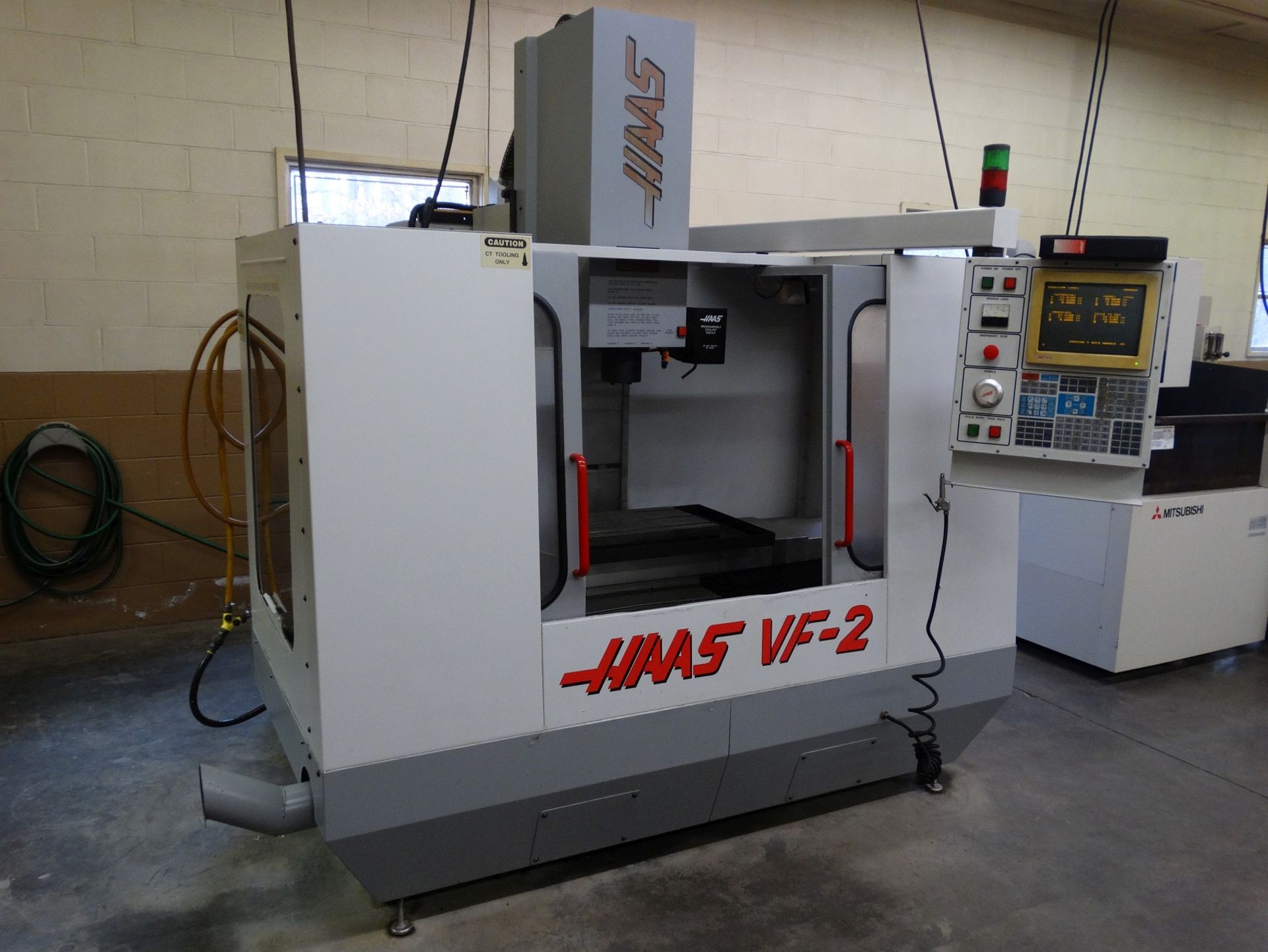 Haas VF2 Vertical Machining Center, 4th Axis Interface, X=30", Y=16", Z=20", 4" -24" Spindle Nose to - Image 2 of 6