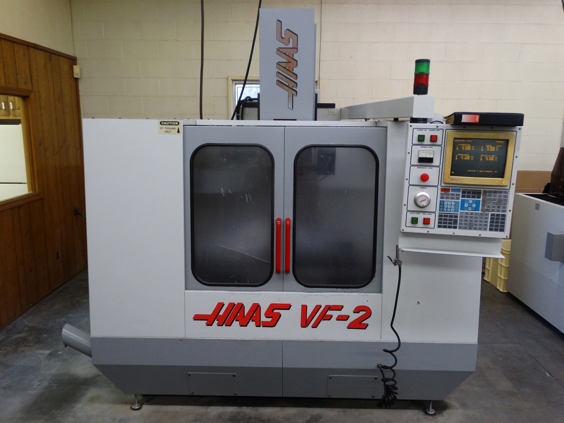 Haas VF2 Vertical Machining Center, 4th Axis Interface, X=30", Y=16", Z=20", 4" -24" Spindle Nose to