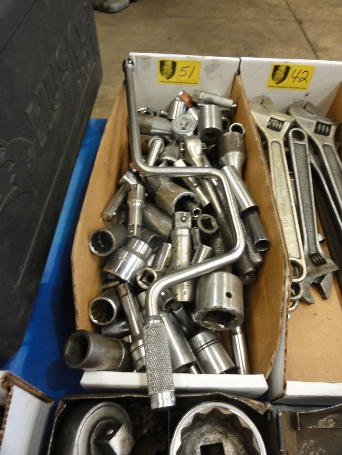 Lot of Misc Sockets & Wrenches