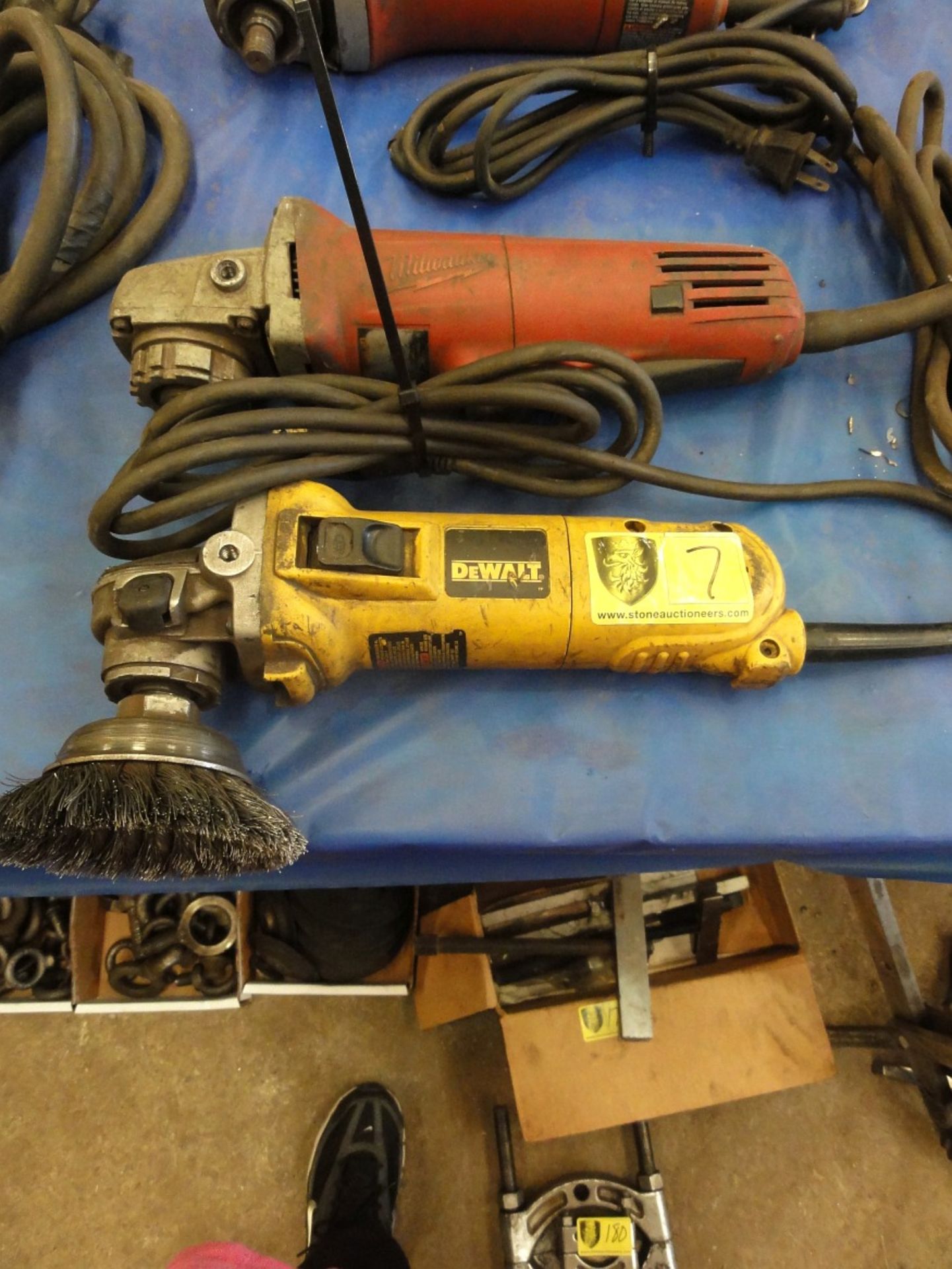 Angle Grinders: 1 DeWalt & 1 Milwaukee