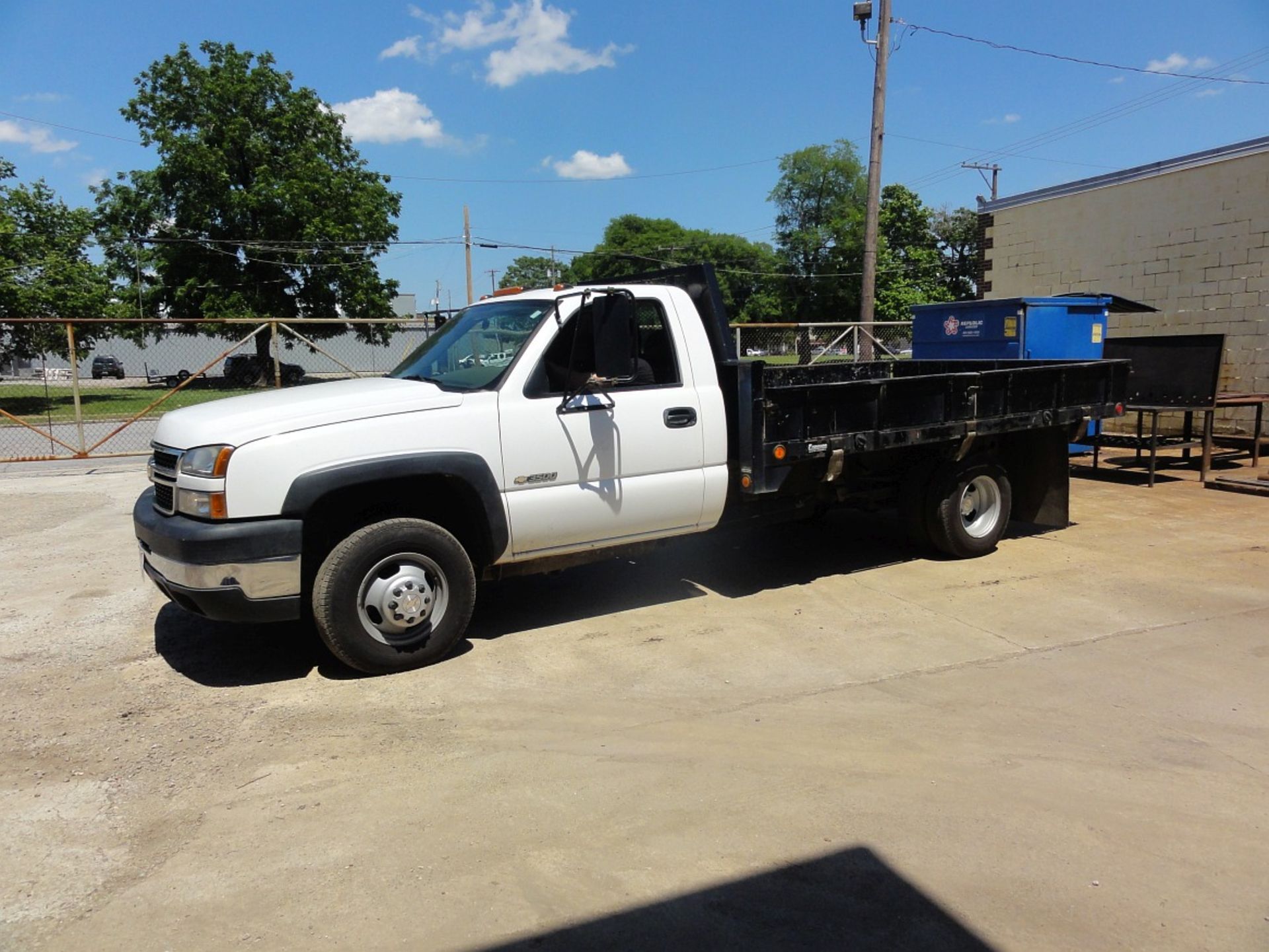 2006 Chevy 3500 Dually Truck, 1-ton, V8, Automatic, 12' Stake bed w/ Sides, 91" Box, 22,489 miles,