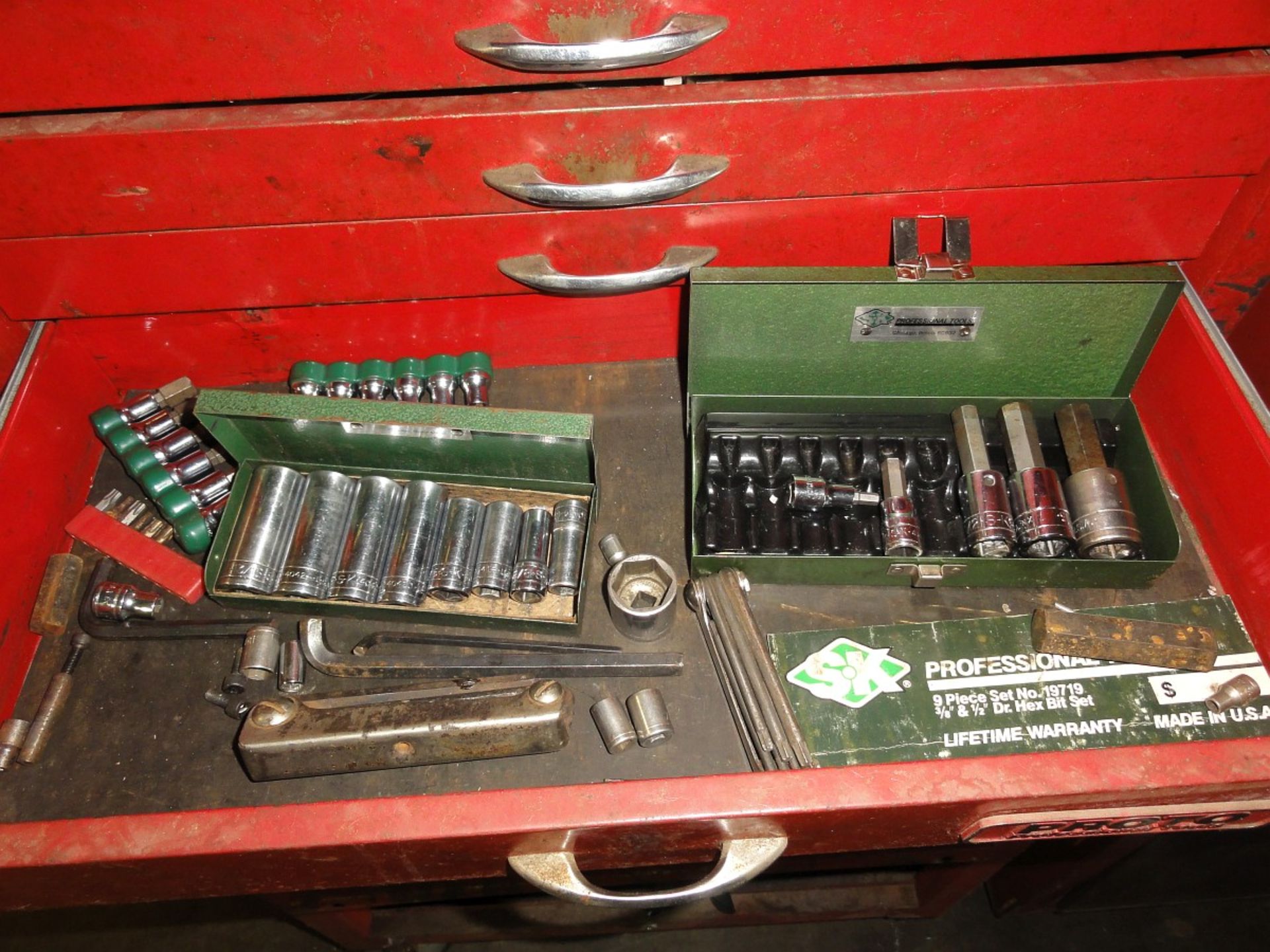 Proto Rolling Tool Box w/ Tools - Image 4 of 6