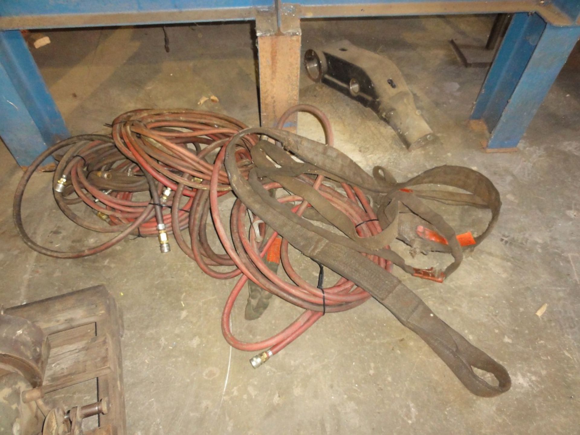 Pallet Lot of Air Hoses & Slings