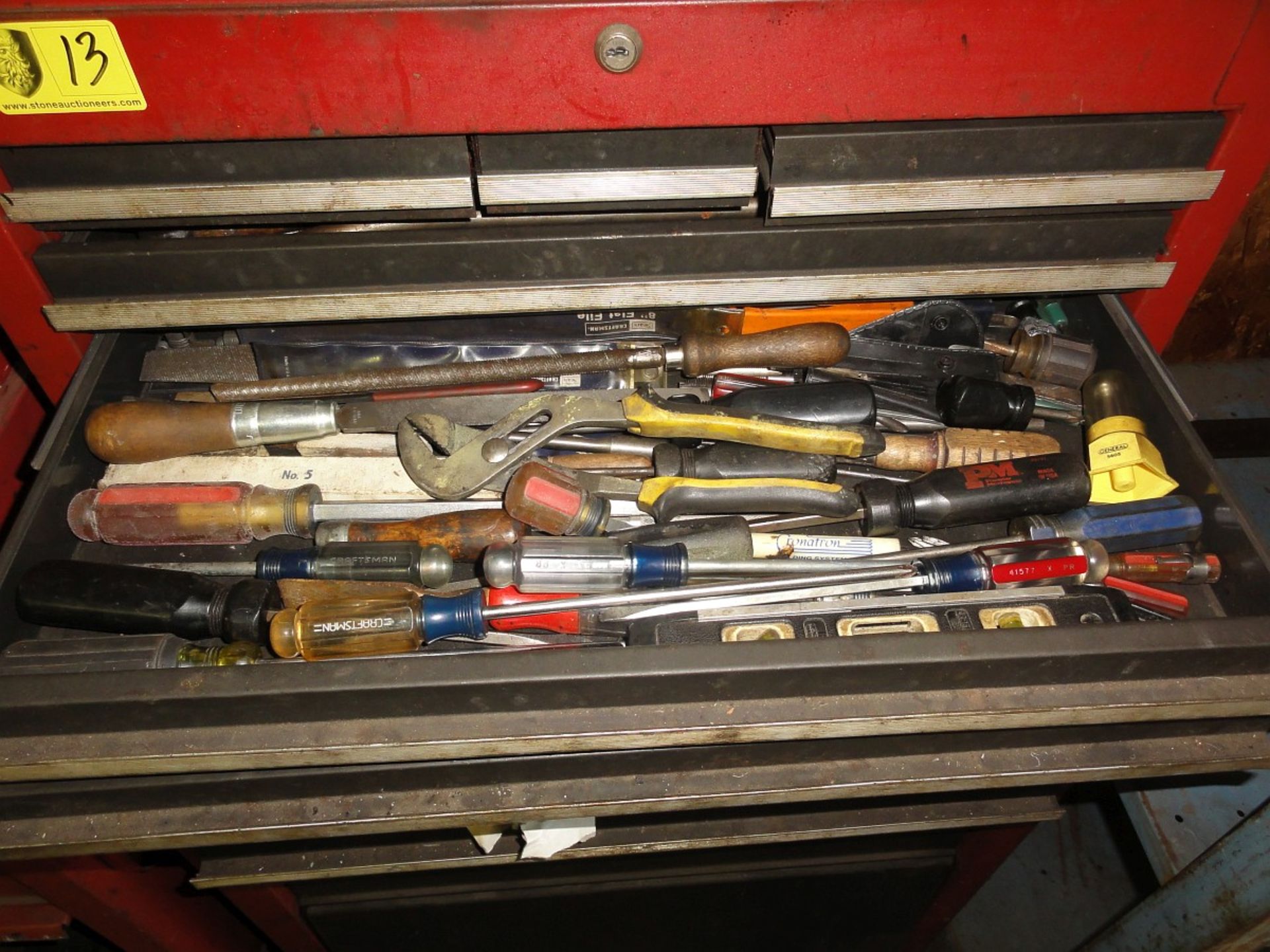 Craftsman Rolling Tool Box w/ Tools - Image 3 of 6