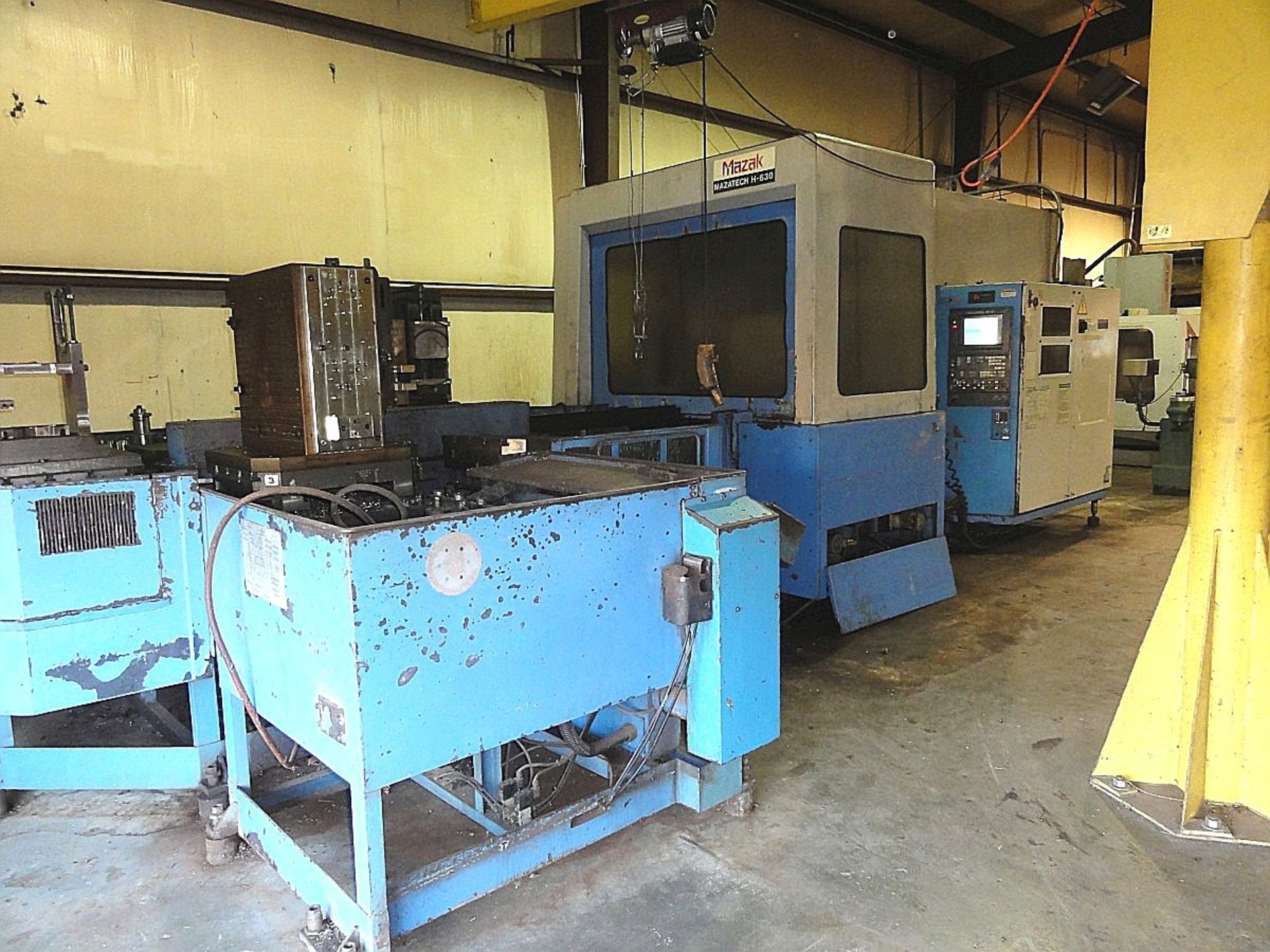 Mazak Mdl H630-APC CNC Horizontal Mill, w/ 6-pallet shuttle,