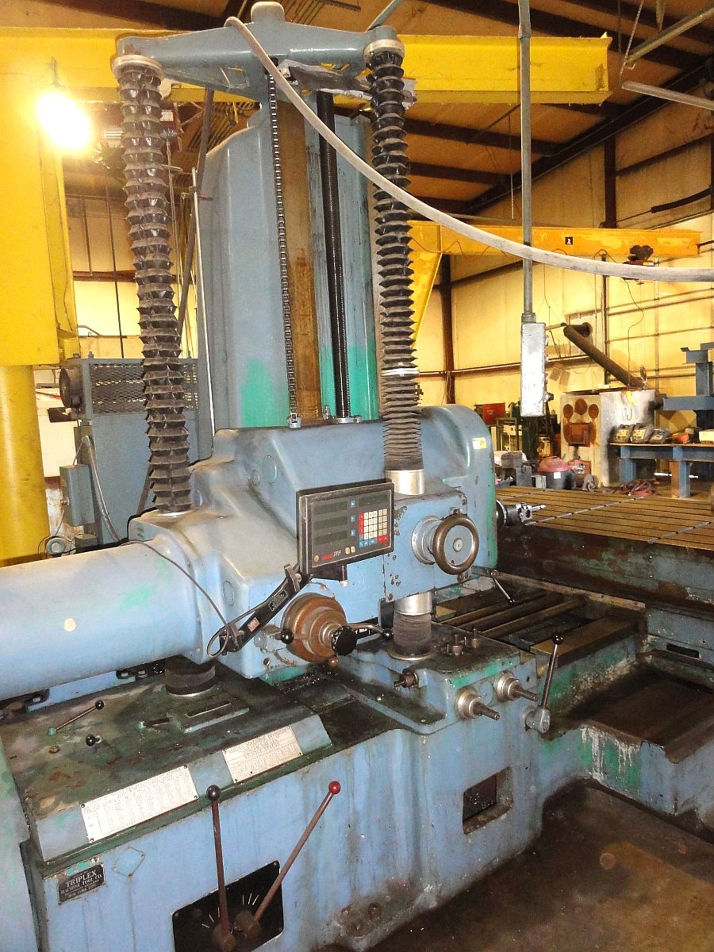 Lucas Horizontal Boring Mill w/ DRO, - Image 4 of 7