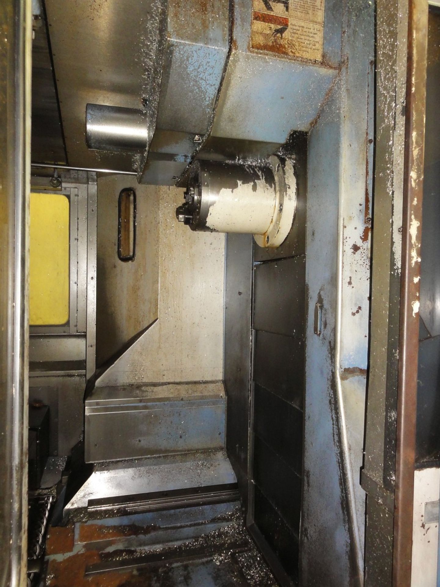 Mazak Mdl H630-APC CNC Horizontal Mill, w/ 6-pallet shuttle, - Image 5 of 11