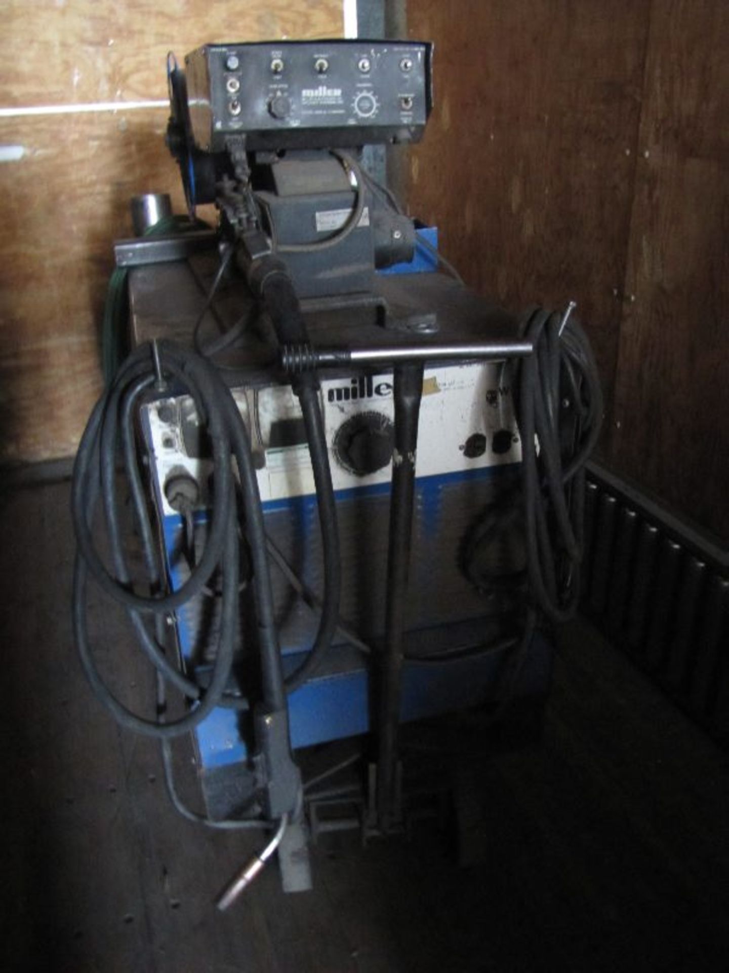 Miller Model MP-45E constant DC Welding Power Source, S/N: HJ200463, with Miller Matic S-54A Wire