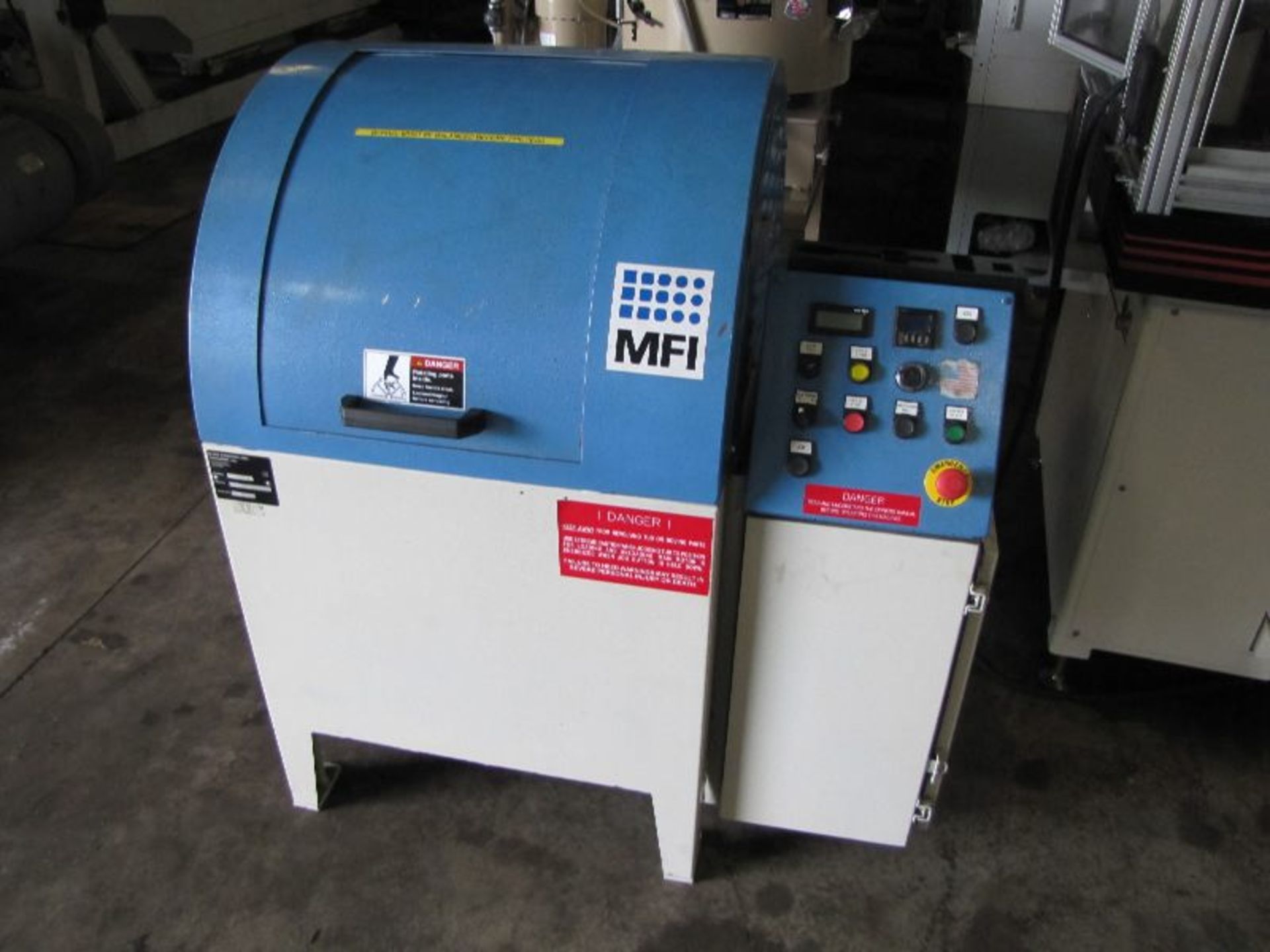 Mass Finishing Inc. (MFI) Model HZ-40 Centrifugal Barrel Finishing Machine, MFG. 2012, Total