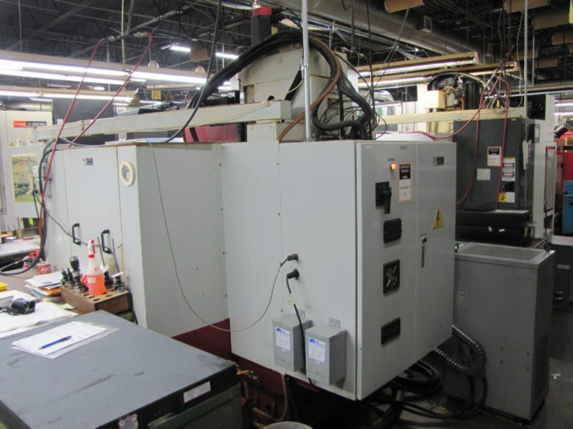 Excel Model 810 Vertical Machining Center with Fanuc Series O-M Control, S/N: ES 81706 Travels: - Image 6 of 6