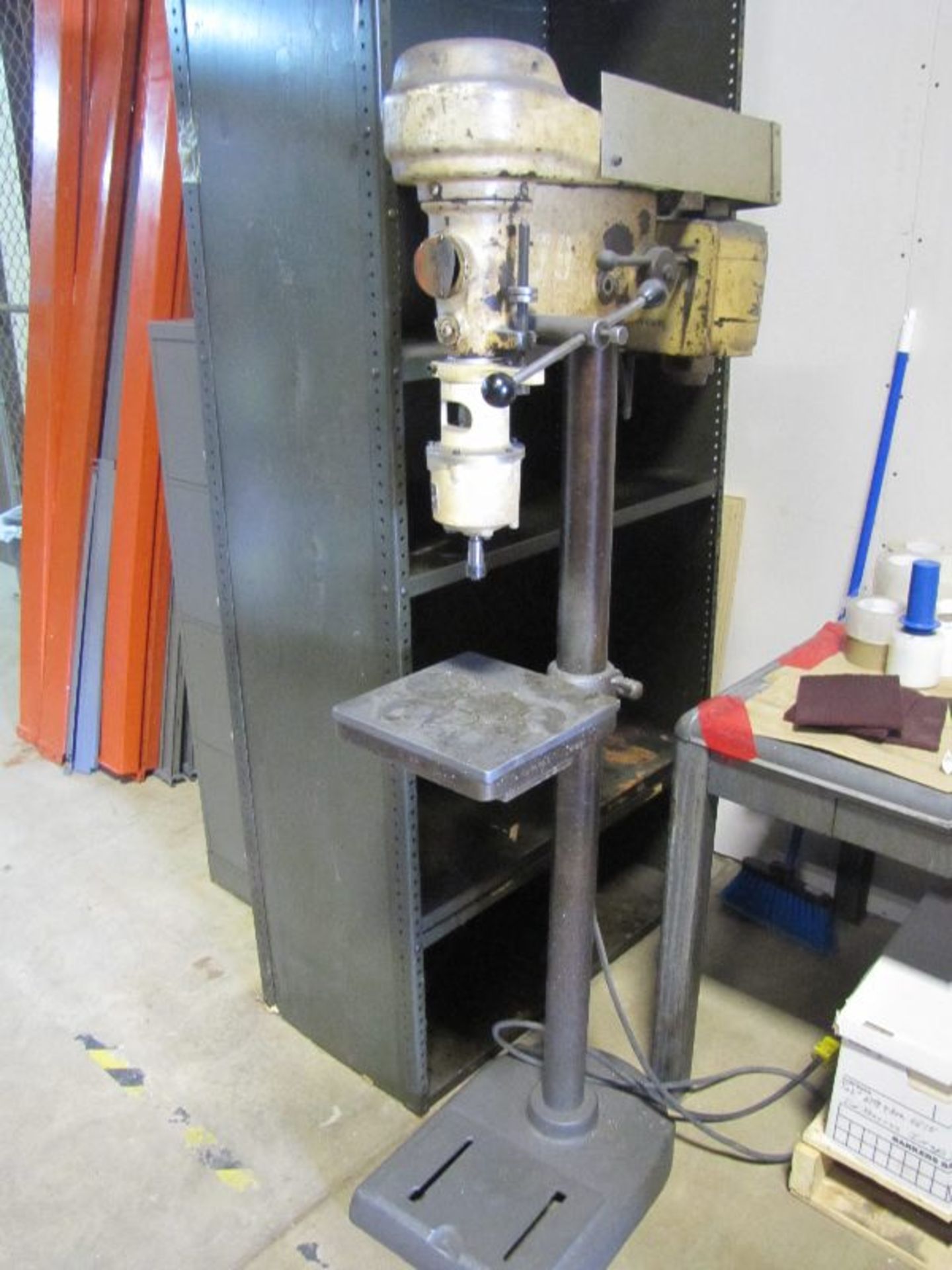 Southbend 14” Pedestal Type Belt Drive Drill Press, 10” X 10” Adjustable Table, Procunier Model #2