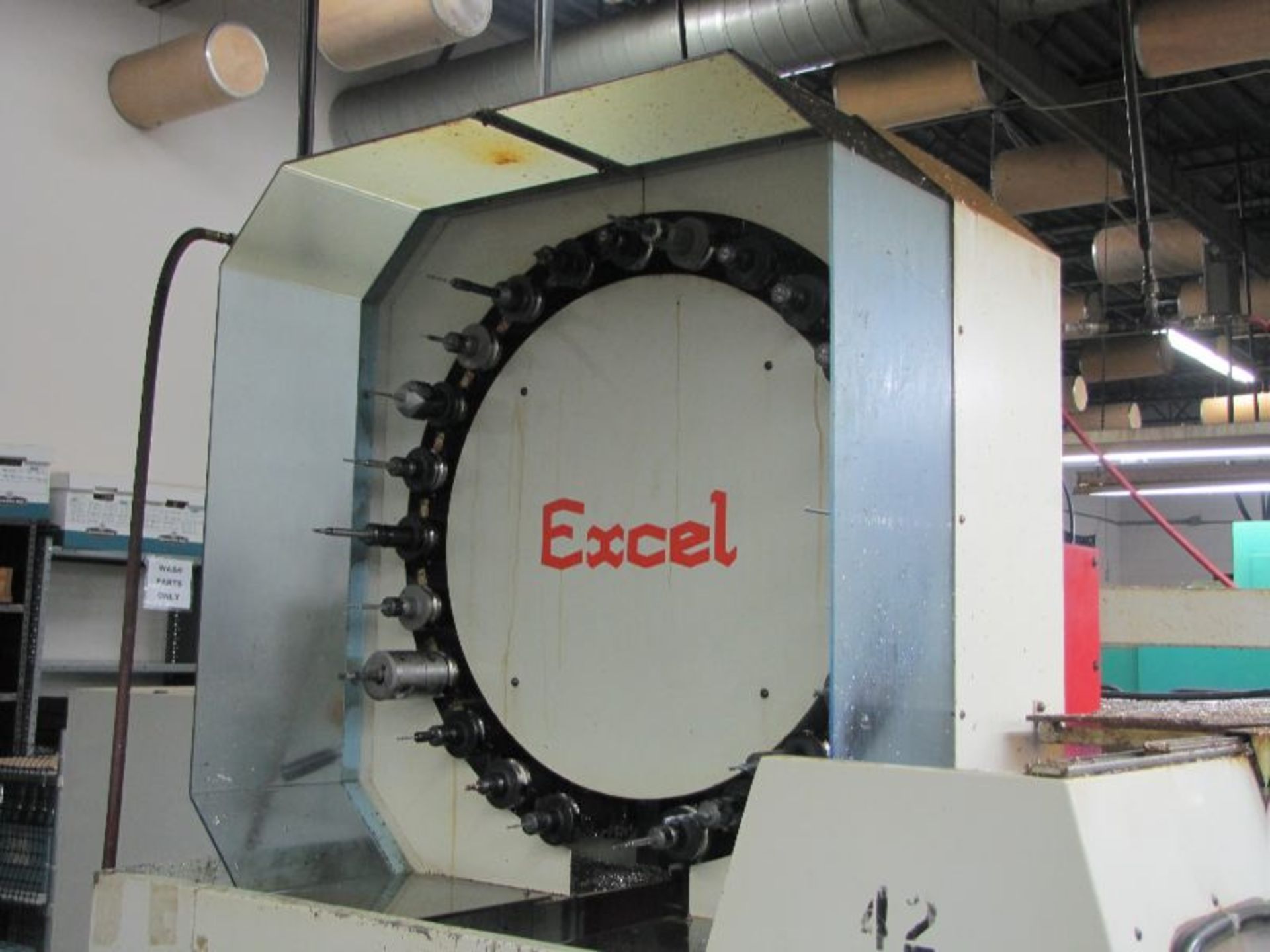 Excel Model 810 Vertical Machining Center with Fanuc Series O-M Control, S/N: ES 81706 Travels: - Image 4 of 6