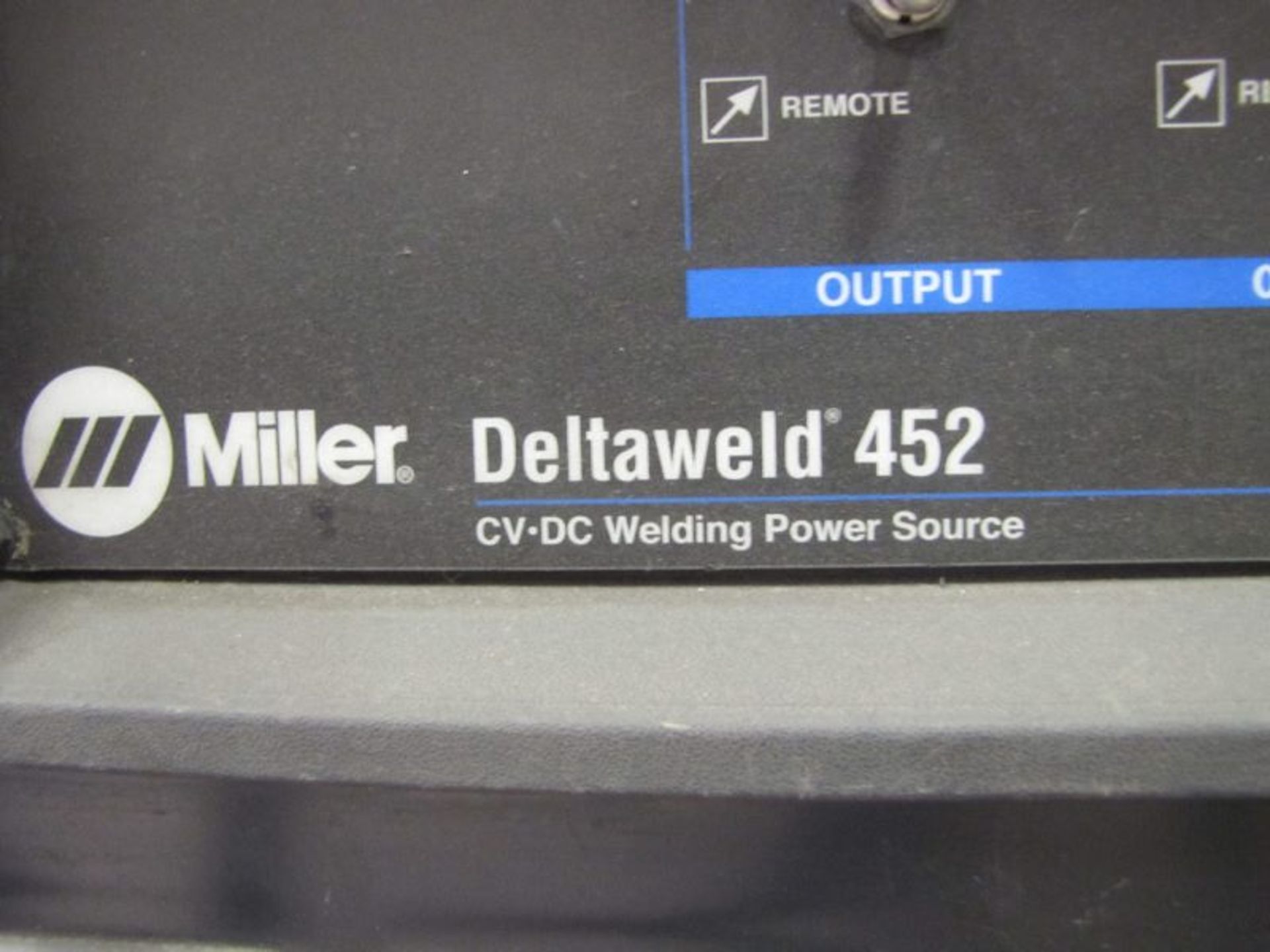 Miller Delta Weld 452, CV-DC Welding Power Source, S/N; LH200157C, Volts; 200/230/460, KW: 21.1, - Image 6 of 10