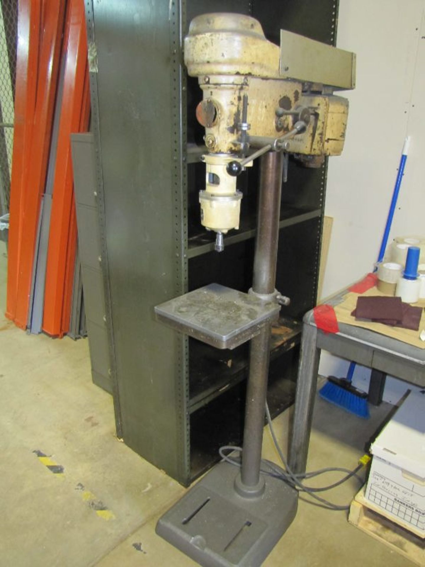 Southbend 14” Pedestal Type Belt Drive Drill Press, 10” X 10” Adjustable Table, Procunier Model #2 - Image 4 of 5