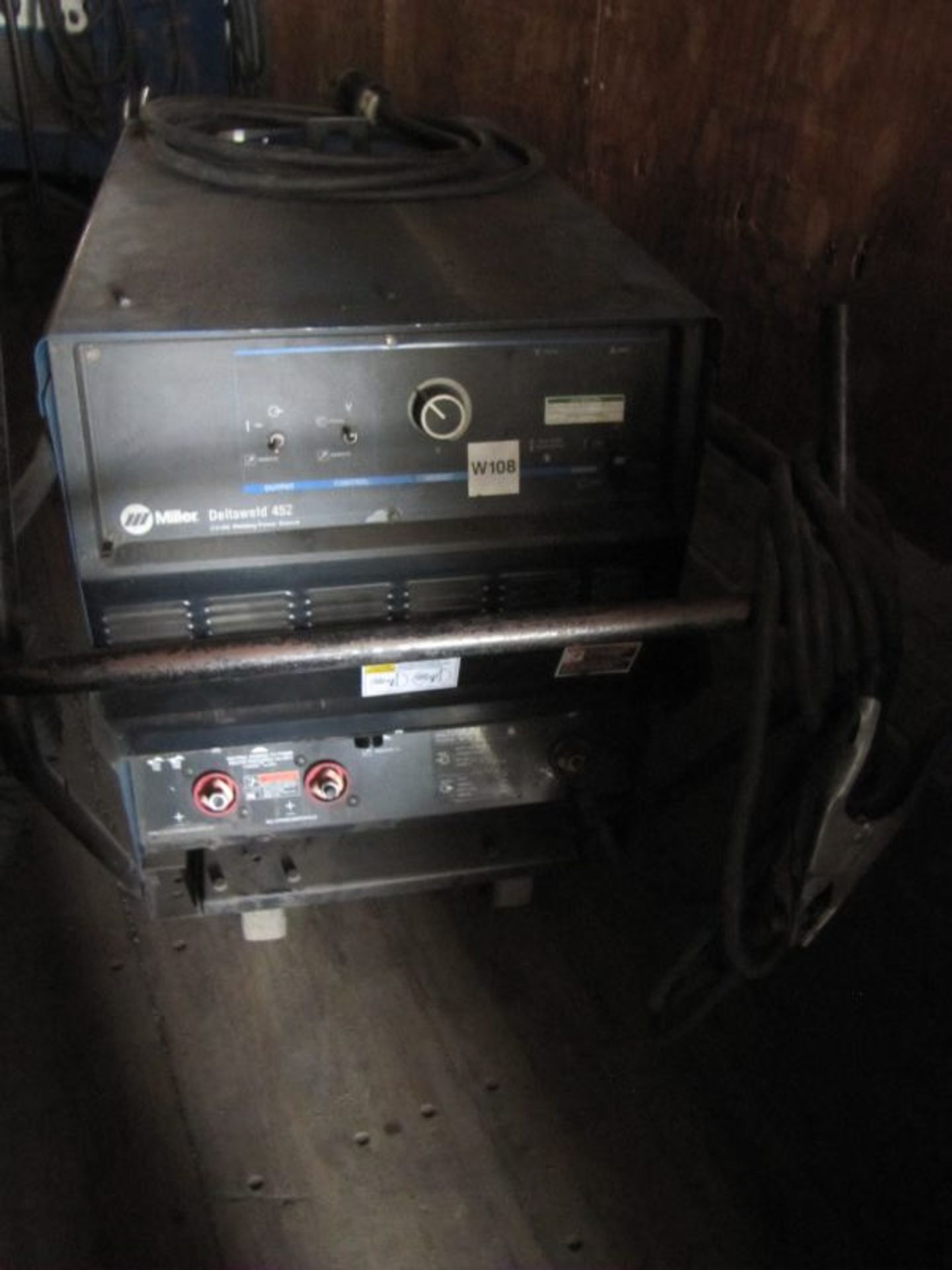 Miller Delta Weld 452 CV/DC Welding Power Source, S/N: LG231038C, Asset # W108, With Cable and - Image 4 of 6