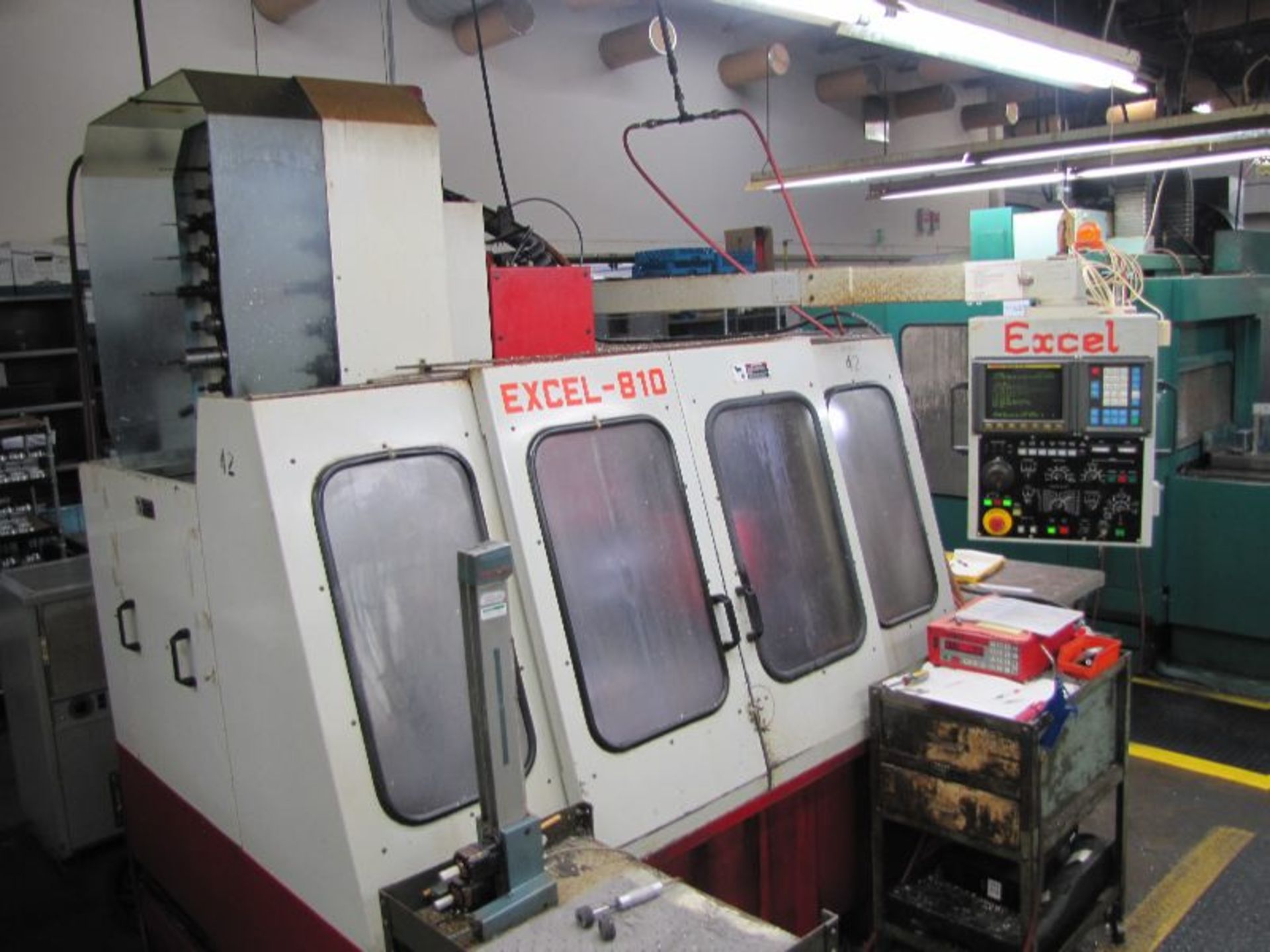 Excel Model 810 Vertical Machining Center with Fanuc Series O-M Control, S/N: ES 81706 Travels: