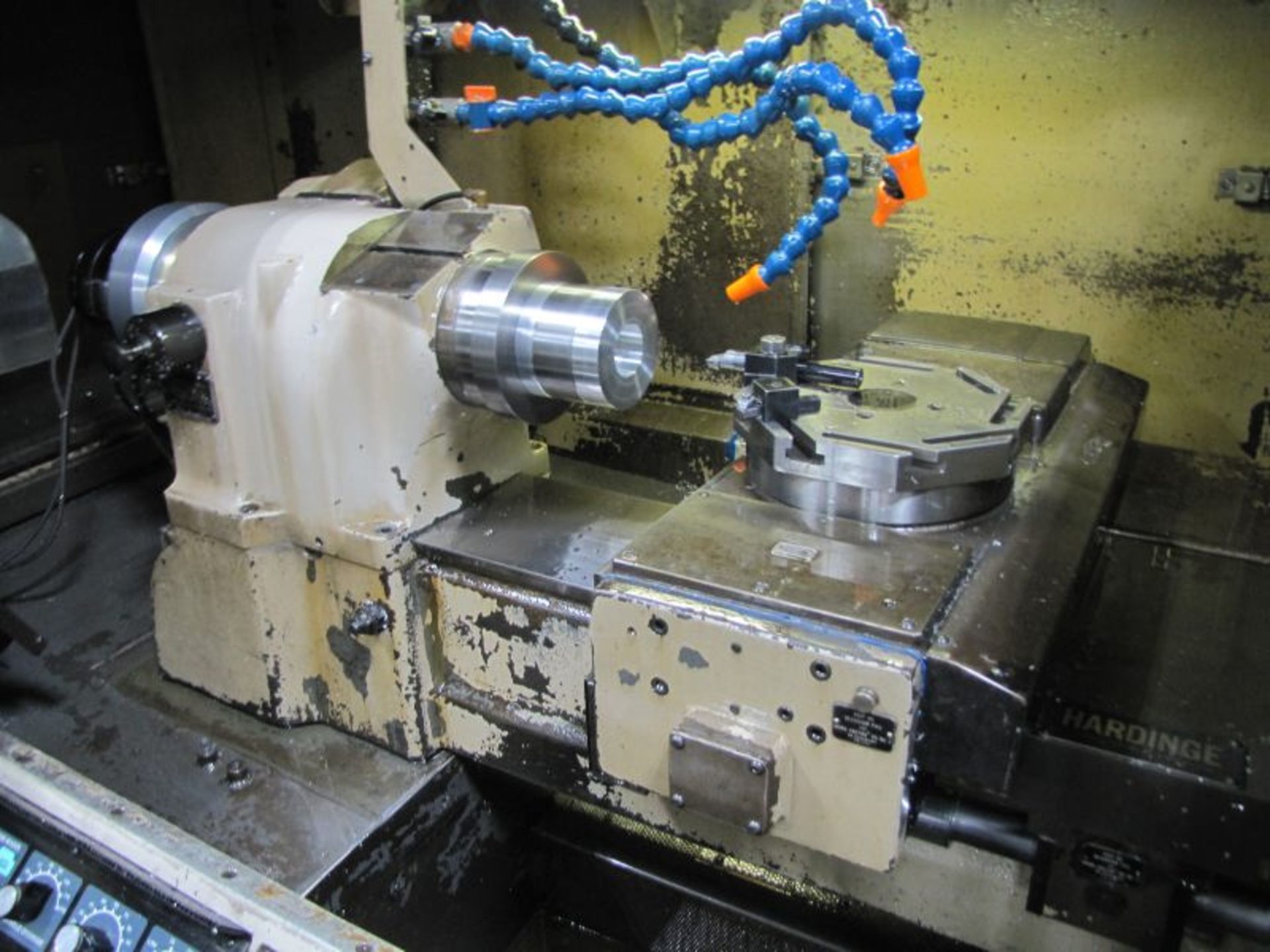 Hardinge CHNC II+ Super Precision CNC Chucker with Fanuc 10TF Control, S/N: 3019-F, Hole Through - Image 8 of 14