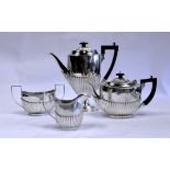 An Assembled Four-Piece Silver Tea And Coffee Set, Various Makers, Sheffield And Birmingham, 1910-