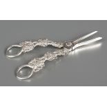 A Pair Of William IV Silver Grape Scissors, Charles Rawlings & William Summers, London, 1835 of