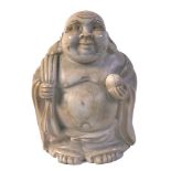 A Chinese Ivory Figure of A Laughing Buddha,