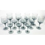 A Part Suite of Orrefors 'Smoke Rhapsody' Glasses,