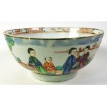 A Chinese Famille Rose Bowl, 19th Century,