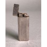 A Silver-Plated Cartier Lighter,