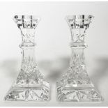 A Pair of Waterford Crystal 'Lismore' Candlesticks,