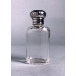 A Clear Glass Silver-Mounted Scent Bottle, G H James & Co, London, 1907,