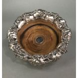 An Electroplate Wine Coaster,