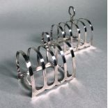 Two Silver Toast Racks, Various Makers, Sheffield, 1909 and 1913,