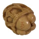 A Japanese Ivory Netsuke, Meiji,