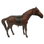 A Spanish Leather Figure of A Horse, 1940s,