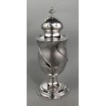 A George V Silver Sugar Caster, Indecipherable Makers Mark, London, 1910,