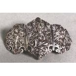 An Indian Silver Belt Buckle,