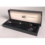 A Cased Mont Blanc Pen, Designed For Smirnoff,